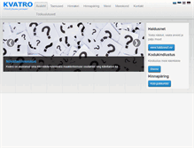 Tablet Screenshot of kvatro.ee